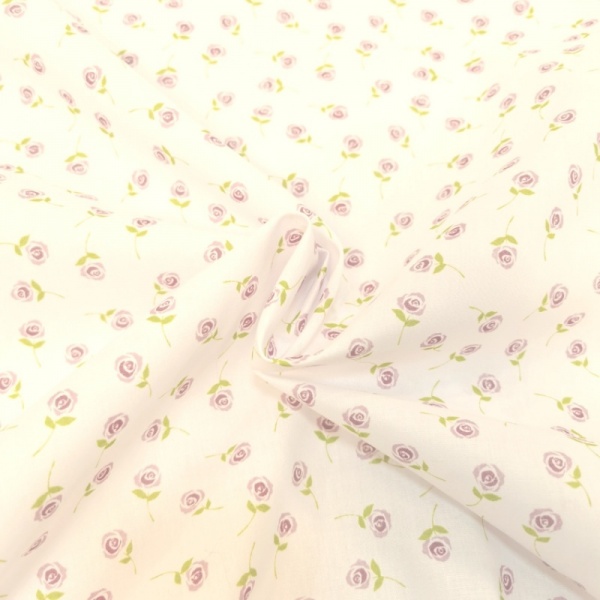 POLYCOTTON  - Lilac Flowers
